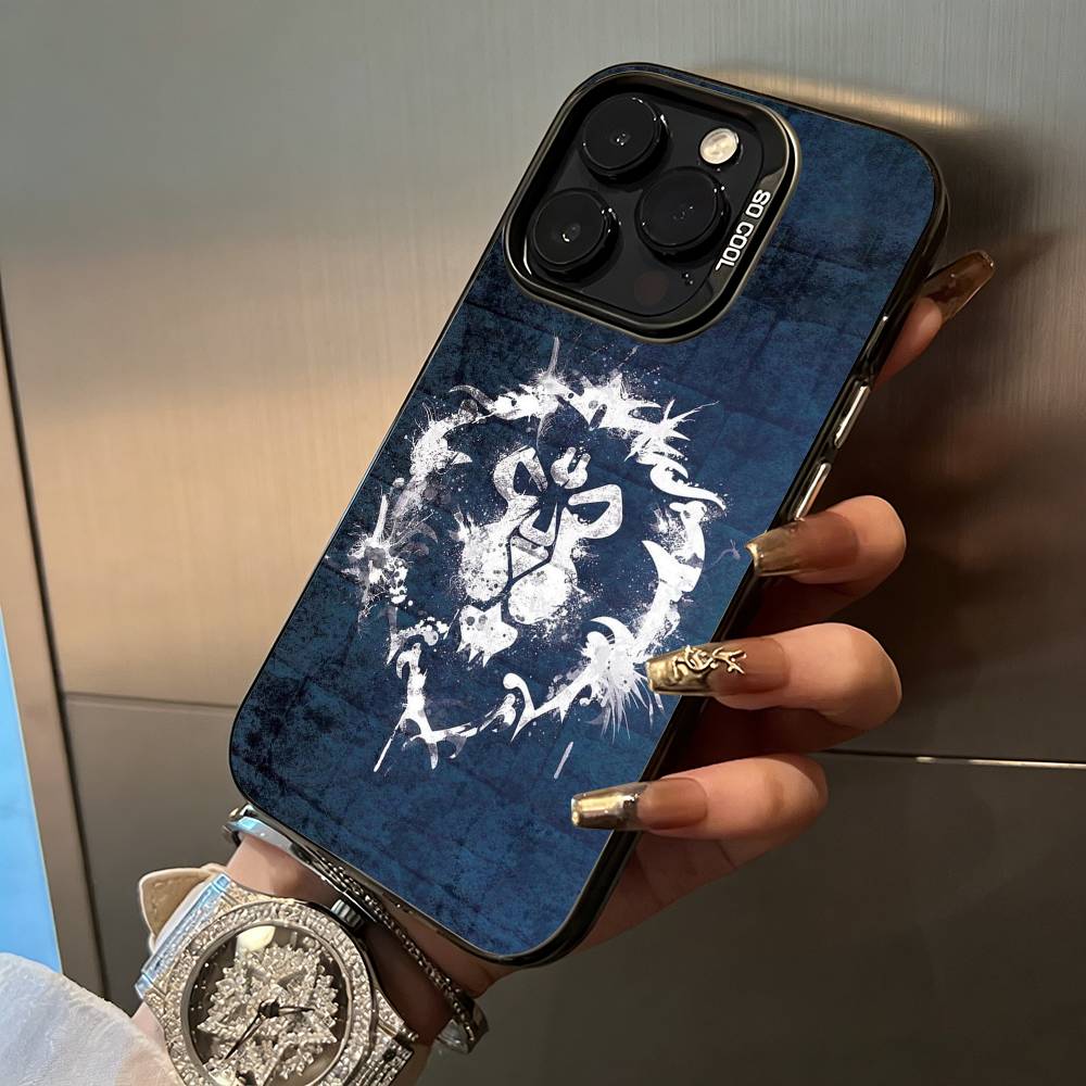 

W-O-W-World- of -Warcraft Phone Case For IPhone17 16 11 12 13 14 15 16 Pro Max Plus Cover Colored Silver Funda Bumber iPhone12ProMax