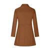 Women's Autumn And Winter Long Sleeve Solid Color Double-breasted Thin Small Suit Jacket