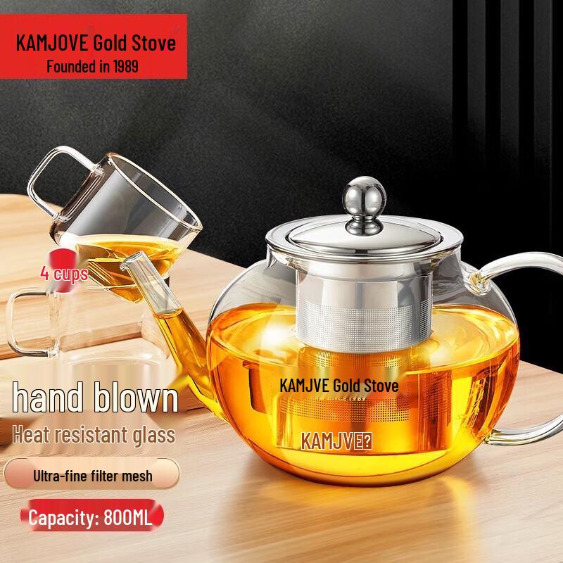 

Jinzhao High-Temperature Glass Teapot Set