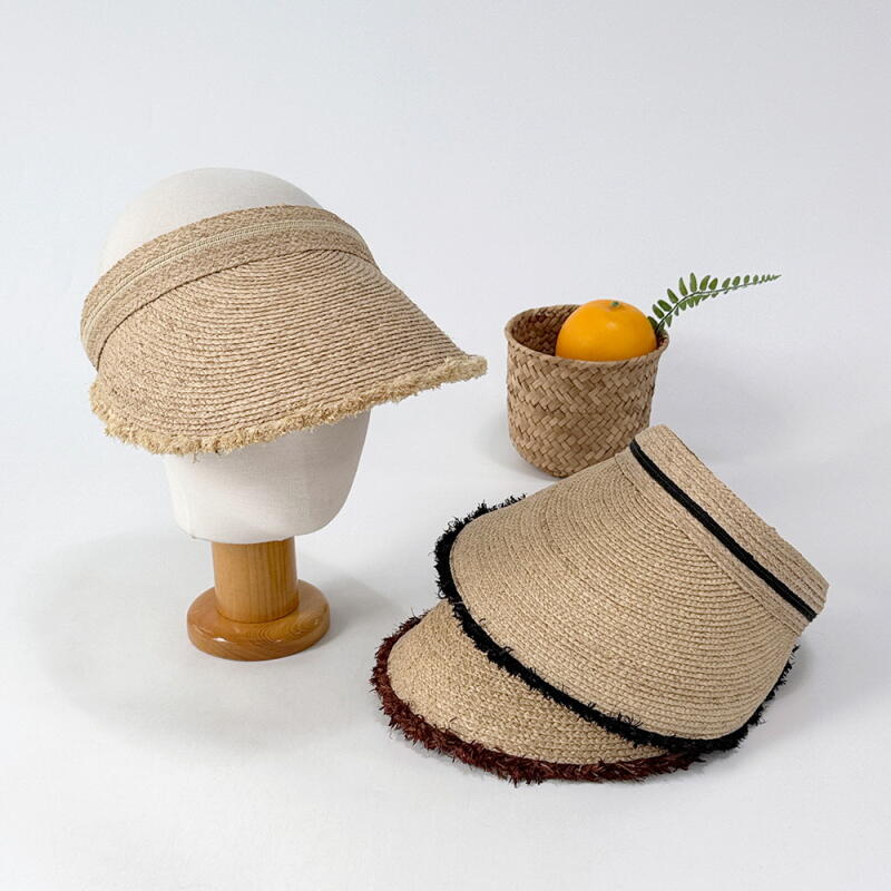Women's Summer Vacation Look Raffia Hat Sun Cap