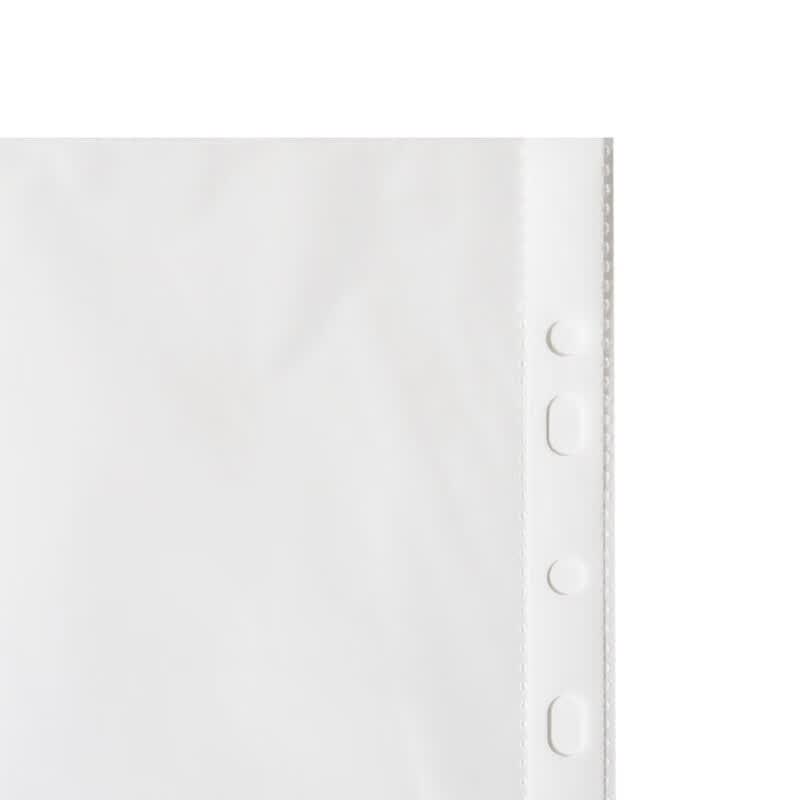 Deli A4 11-Hole Punched Pockets (100 Pack)