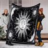 Sun Moon Soft Comfortable Blanket All Seasons Suitable Sofa Office Nap Travel Birthday Gift Christmas Present