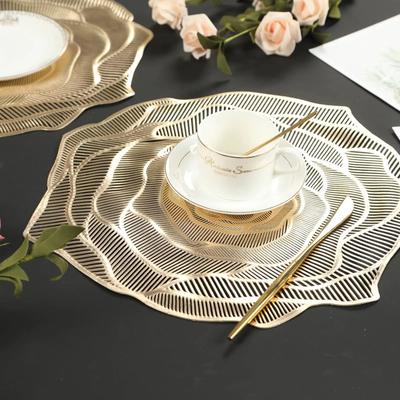 1pc Cup Cushion Hollow Waterproof and Oil Proof Table Cushion Decoration and Insulation Table Mats for Dining Table Decoration