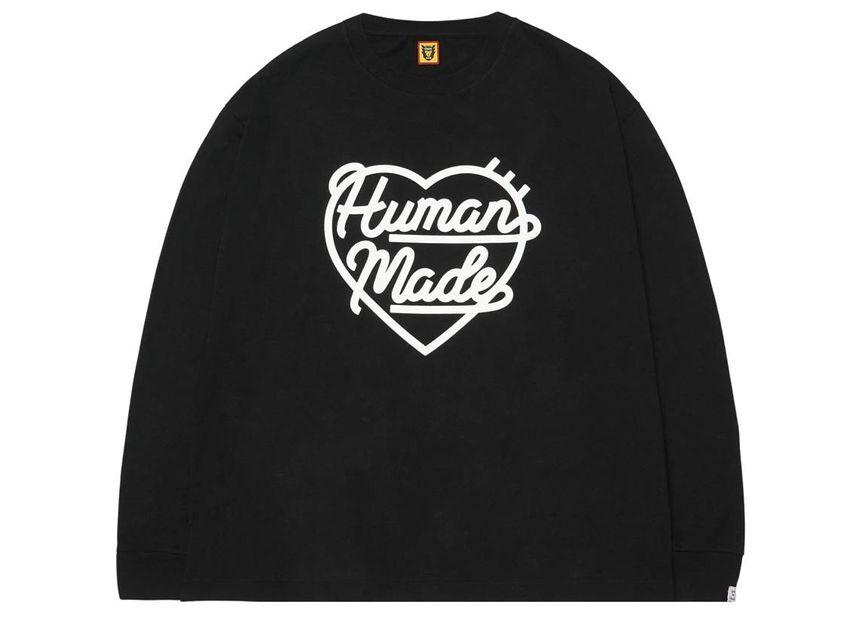 HUMAN MADE HEART L/S T-SHIRT Black