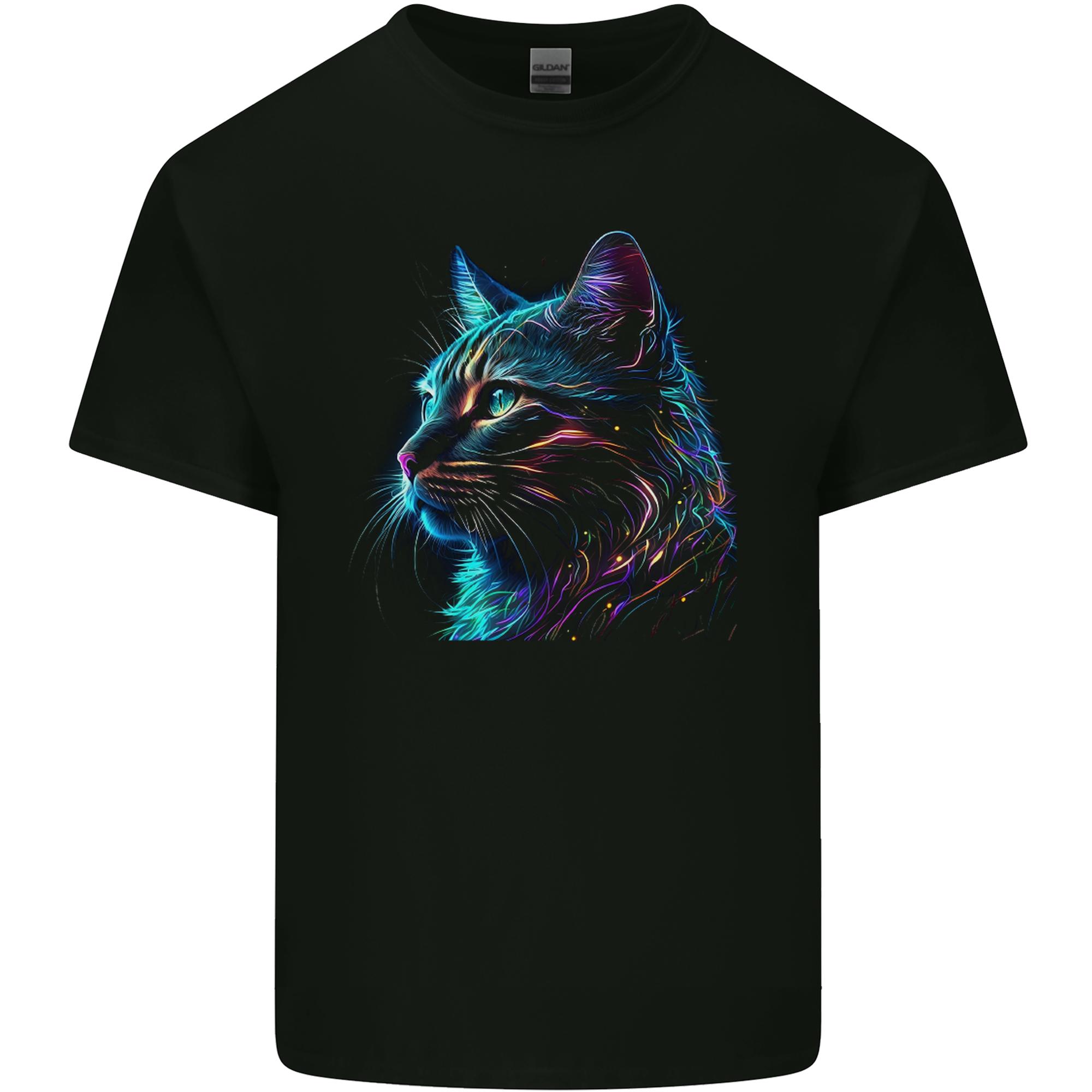 A Fantasy Cat With Cool Colours 3 Unisexs Light Cotton TShirt S