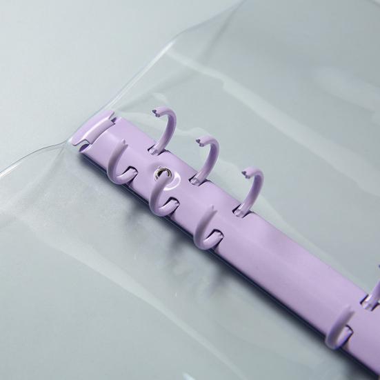 Waterproof Ledger Soft Cover Book A7/A6 Binder Clear A6 Budget Binder Soft Notebook Transparent Shell Office Supplies