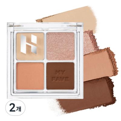 My Fave Eyeshadow Palette 6.5g, 02 Melba, 2 Pcs.