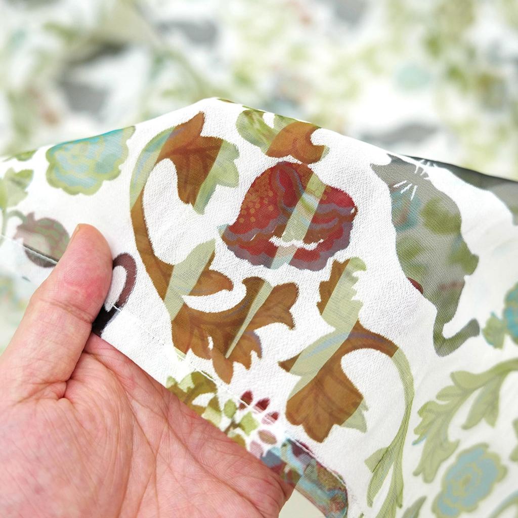 Tomo Corporation Noren Green Cat Room Curtain, Meowbesk, Design, Long, Sheer, Divider, 85x150cm, 12225-870-347