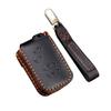 HALLMO Genuine Leather Car Key Case Cover for TOYOTA Prado