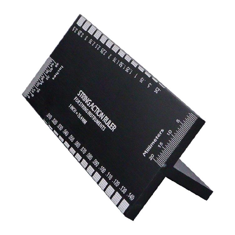 

Guitar Single Sided Guide Luthier Measuring Tool for Ukulele, Banjos, Guitar String Action Gauge Ruler Measuring Tools чёрный