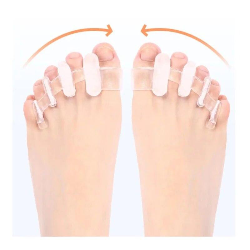 Toe Valgus Corrector Separator Hallux Bunions Finger Separator Toe Corrector Fingers Feet Haluksy toe Spreader Bunion Corrector