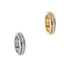 Eleganter Vollbohr-Ring Minimalistischer Fingerring Mode Drehbarer Ring Party