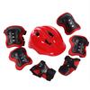 7Pcs/Set Kids Roller Skating Skateboard Ski Helmet Arm Sleeve Knee Protector Kit