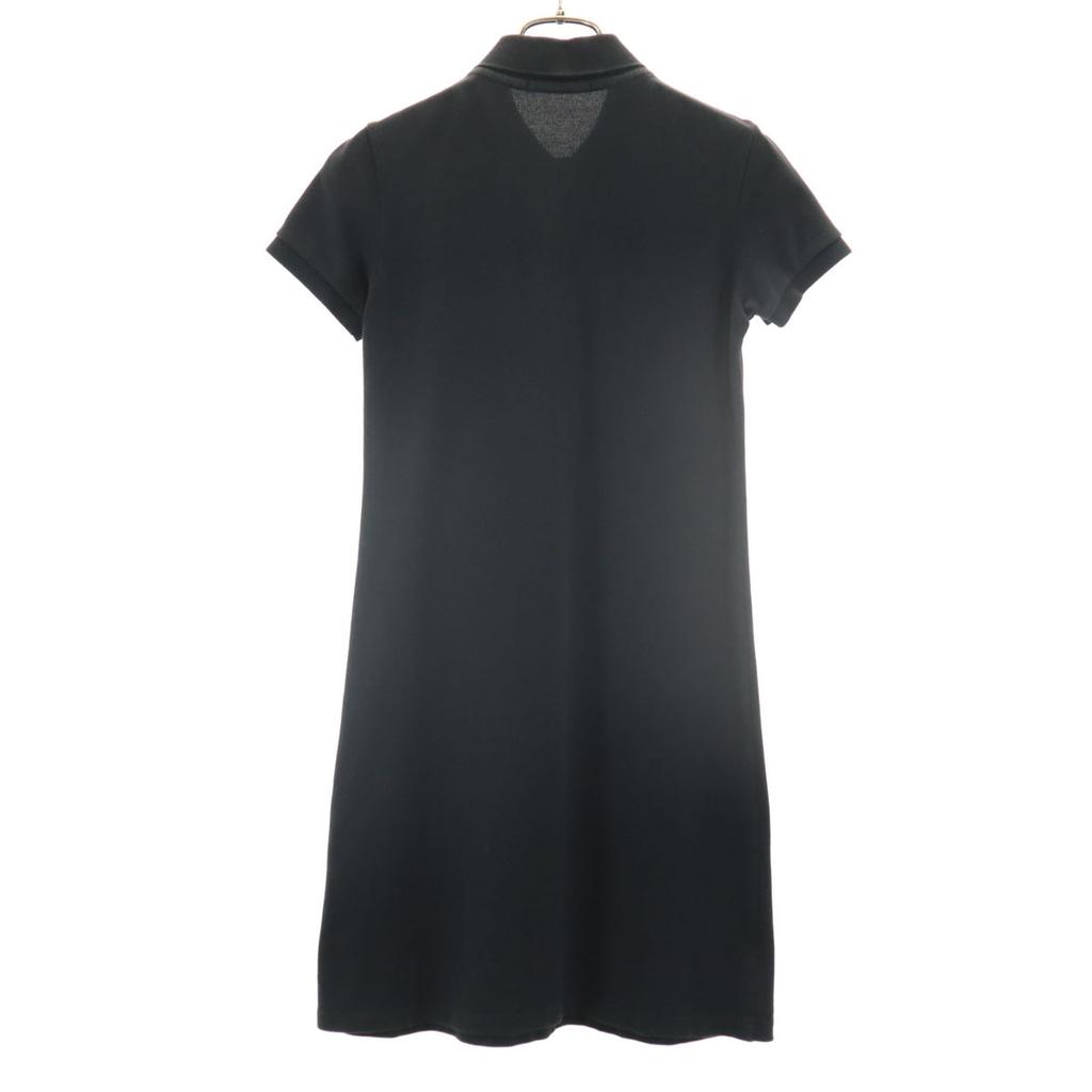 Lacoste Hergestellt in Japan Kurzarm Polo Einteiler 34 schwarz Kanoko Stoff Damen Gebraucht