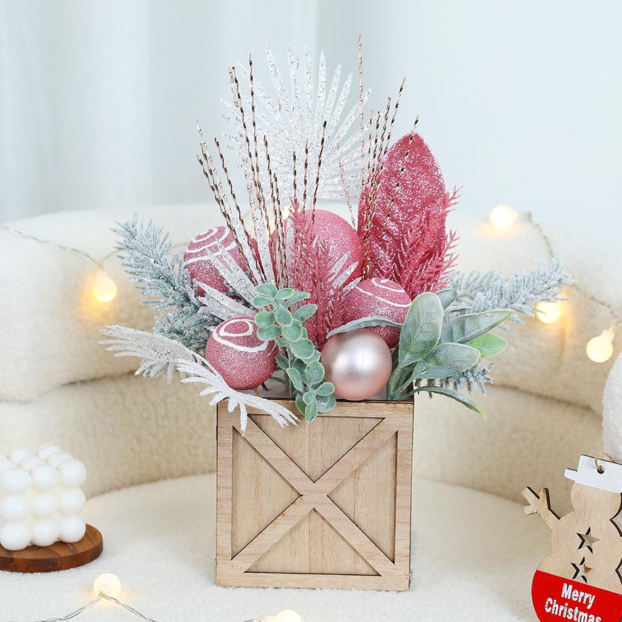 Luminous Mini Christmas Tree Set - Desktop Decoration and Gift