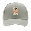 Retro Glam Portrait Bloom Emblem Hip Hop Hat Fashion Outdoor Sports Sandwich Baseball Cap