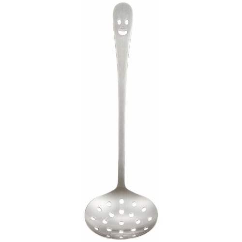 Sato Metal Industries SALUS Nico Schöpfkelle mit Löchern, Hergestellt in Japan