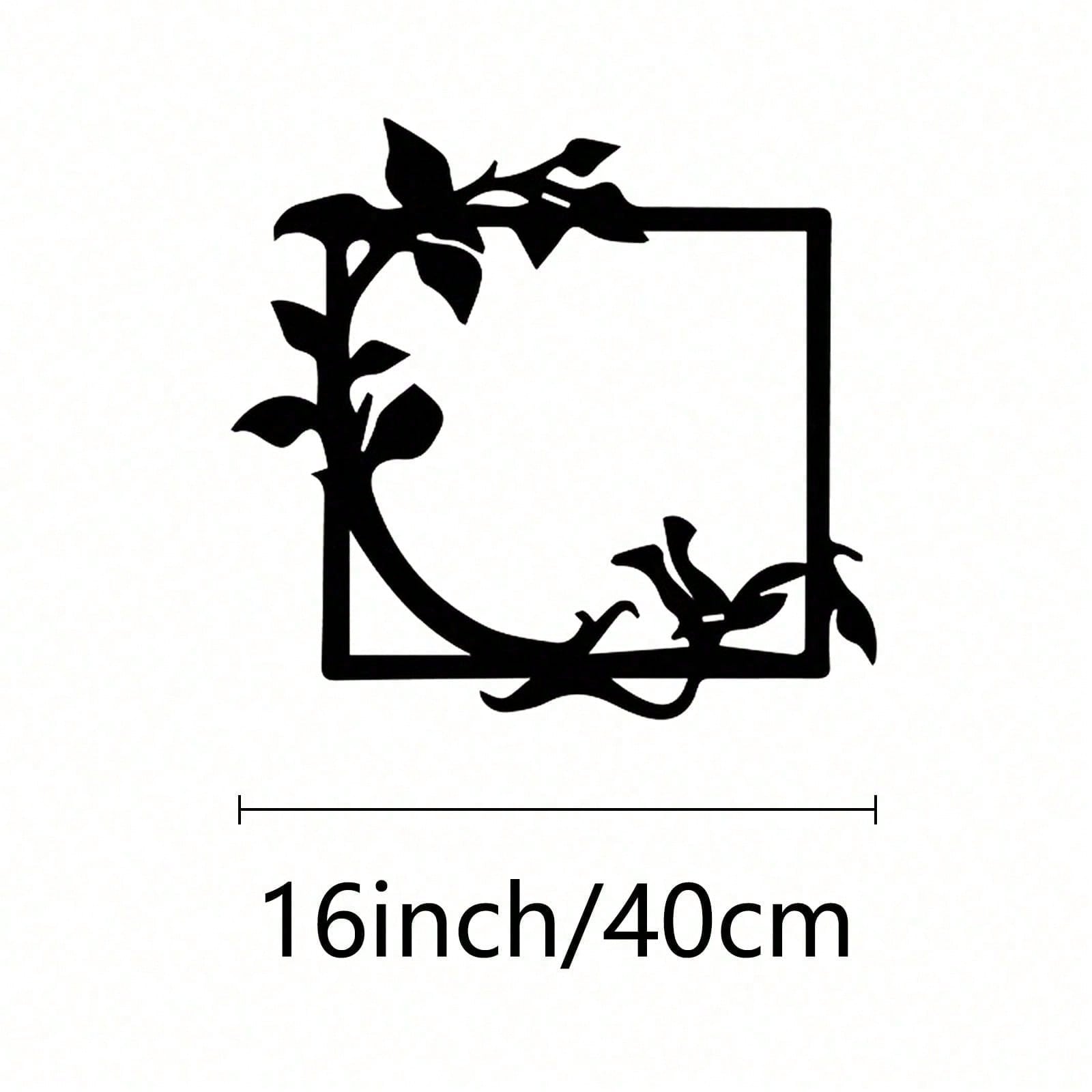Современное абстрактное цветочное железное настенное искусство, ручная ковка, дизайн с листьями, для дома, интерьера, улицы
