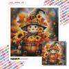 DIY Diamond Art Painting Kit Autumn Scarecrow Sunflowers Pumpkin Pattern Full Drill Canvas Creative Handmade Craft Gift for Adults