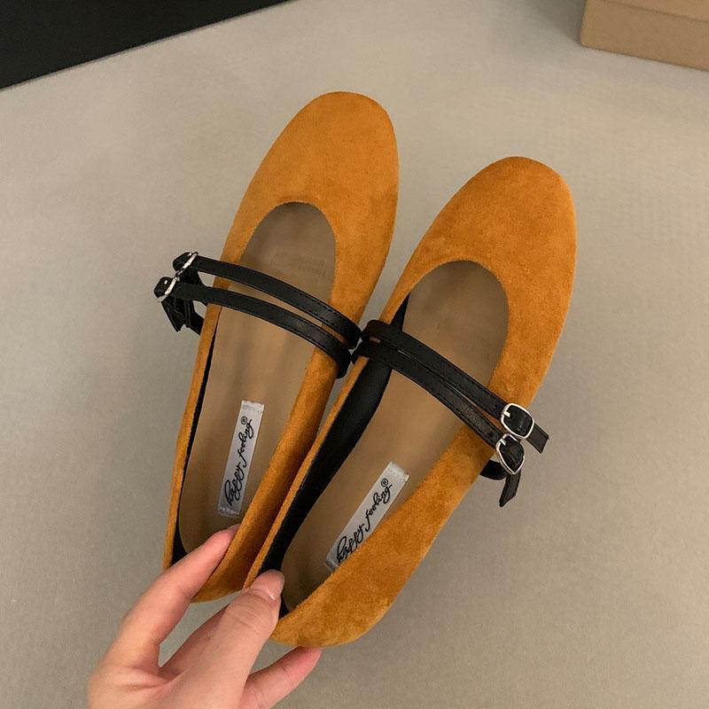 Fashion Fashion Buckle Strap Women Flats Mary Janes Shoes New 2025 Female  Shallow Footwear Mesh Breathable Ladies Flats Shoes