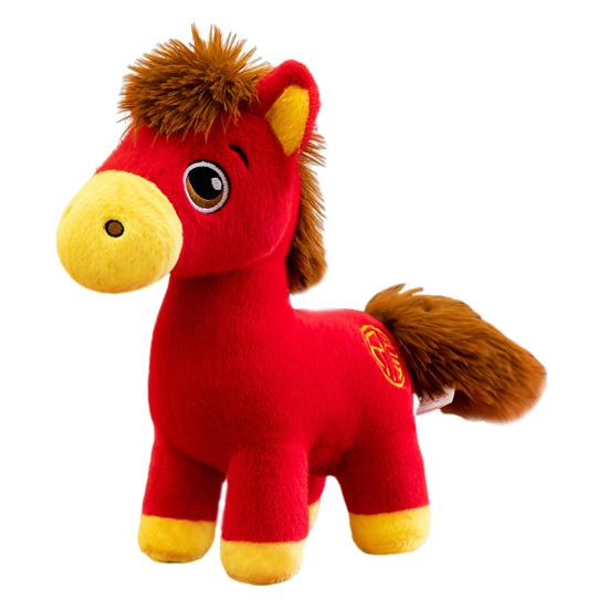 Horse Doll Year of The Horse Symbol PP Cotton Filling Traditional Craftsmanship Zodiac Doll Desk Ornament