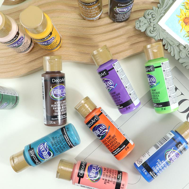 59ML Matte Acrylic Paint Handmade DIY Colourful Painting Tools Aroma Gesso Diffuser Stone Hand Painting Colourant