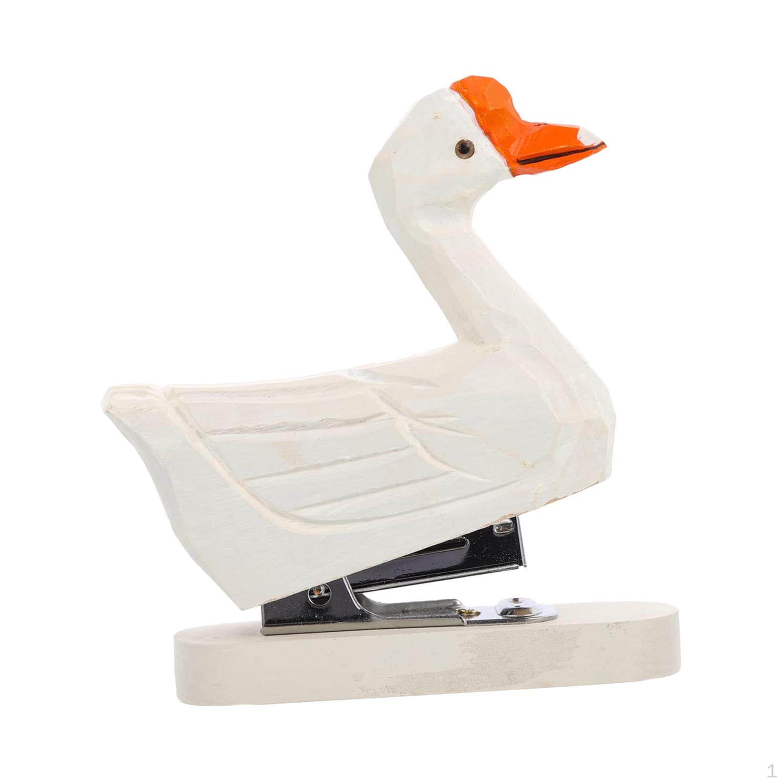 

Made of Animal Figure, Portable Mini Model, Manual for Home, Students And Classrooms White Goose Shape