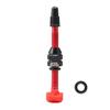 Premium Alloy Tubeless Bicycle Valve Stem with Large Lock Nut and Plastic Cap for Road and Mountain Bikes 40mm 60mm Lengths