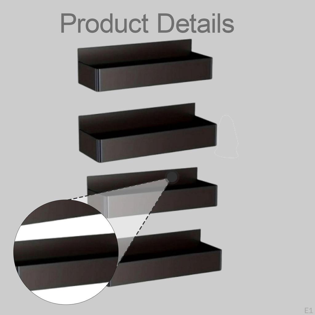 4x Refrigerator Spice Rack Fridge Side Storage Shelf Multifnctional Washing Machine Organizer for