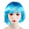 Funny Women Bobo Wig Pink Short Straight Hair Cosplay Party Bob Hair  Makeup Party