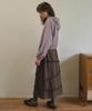 Aueonoseuteljia Whipcream Ruffle Skirt_Brown(O25-Sk13)
