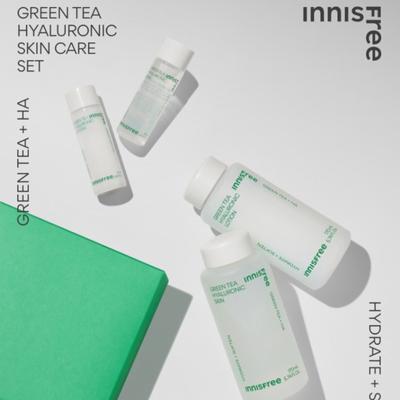 New Green Tea Hyaluronic Acid Skin Care Set AUTHENTIC STORE