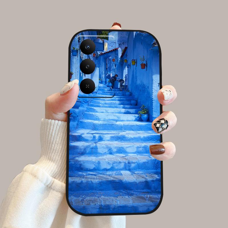 For Realme V60 Pro Case V 60 Pro Silicone Soft TPU Phone Bumper Cover For Realme 14x 5G Fashion Cute Cartoon Protective Fundas