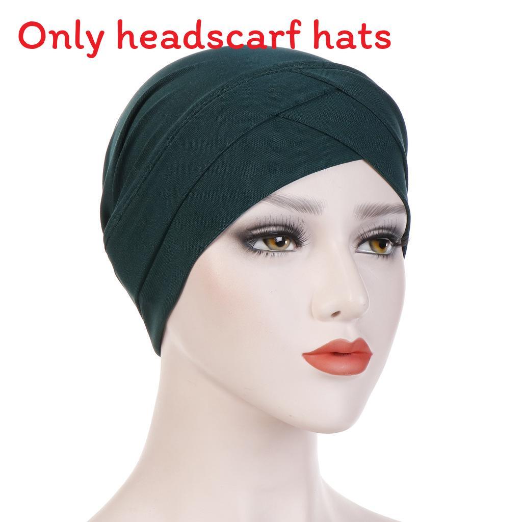 Knitted Turban Cap With Cross Front Style For Women Summer Winter Fashion