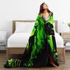 Sleeping Beauty Maleficent Villain Velvet Throw Blankets Bad Witches Blankets for Home Travel Lightweight Thin Outdoor Portable