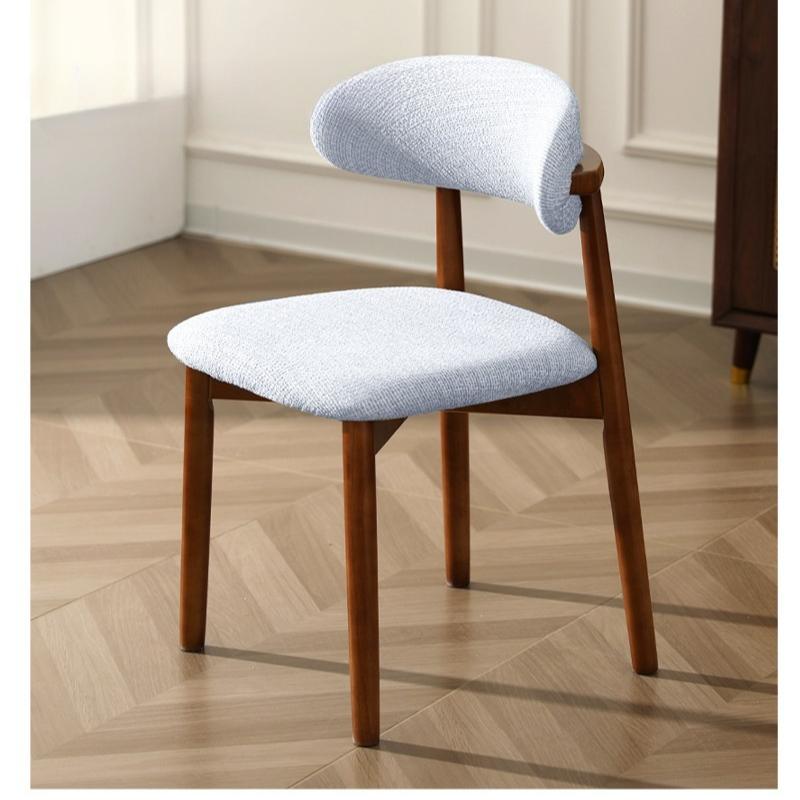 1/2/4Pcs Jacquard Office Chair Backrest Seat Covers Solid Wood Dining Chair Cover Elastic Seat Cover For Restaurant Dining Room