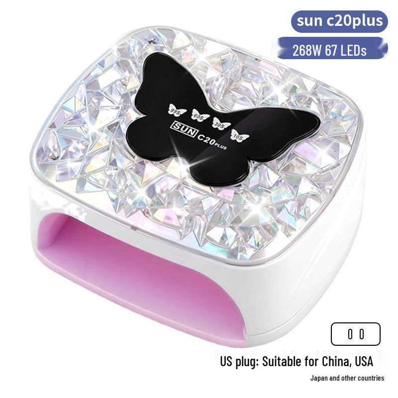 256W High Power UV/LED Dual Light Nail Curing Lamp