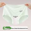 Modal Women's Seamless Breathable Antibacterial Cotton Underwear - No Ride Up Mid-Waist Sports Style