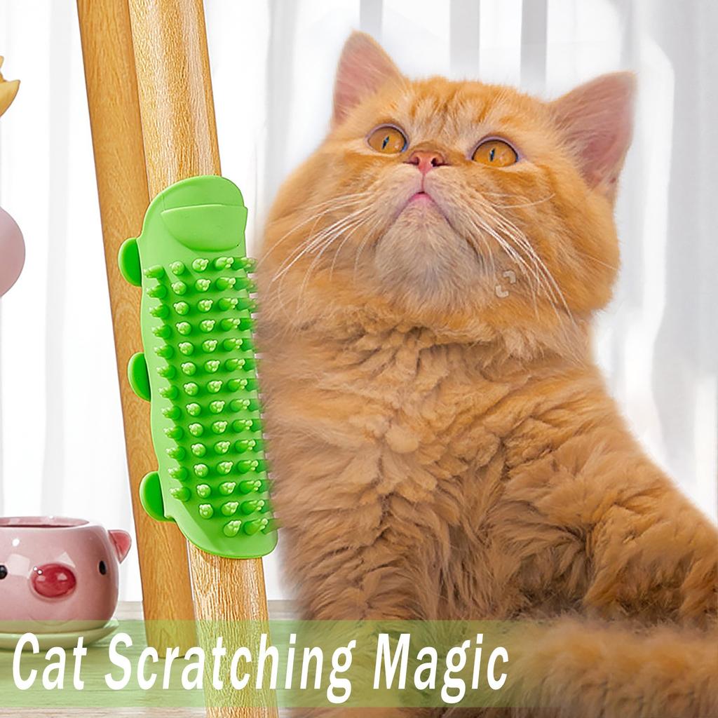 Cat Scratching Silicone Toy, Anti-bite And Wear-resistant Pet Strap, Attached To The Table Corner, Cat And Dog Relief, Tickling And Combing Tool