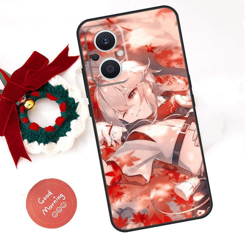 Kazuha Genshin Impact Game Phone Case For OPPO Reno 11 F 10 Pro 4 5 6 7 8 Lite 4Z 5Z 8T OPPO Find X6 X5 Pro X2 X3 Lite