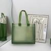 Thick Water-Sprinkling Festival PVC Tote Waterproof Plastic Transparent Handbags PVC Durable Reusable Bags Wedding Decor