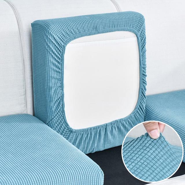 Jacquard Sofa Cushion Cover For Living Room Washable Removable Polar Fleece Elastic Sofa Cover L Shape Corner Armchair Slipcover