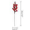 6/24 Pieces Simulation Of Rich Red Berries Suitable For New Year's Christmas