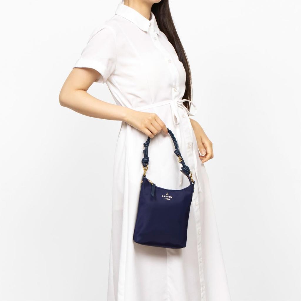 LANVIN en Bleu Colore Torba Damska na Ramię Granatowa,