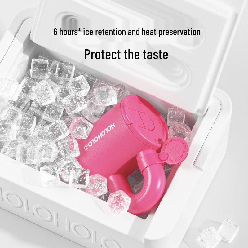 HOLOHOLO Portable Insulated Coffee Mug with Straw