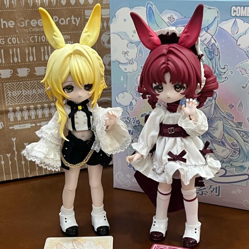 På lager Come4free 1/12 Bjd Blind Box Bonnie Meteorologisk Stjerne Språk Serie Kawaii Kanin Bjd Skrivebordsleddet Figur