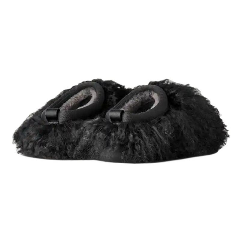 UGG Tazz Fluff Momma Baskets Noires pour Femmes 1179371-BLK