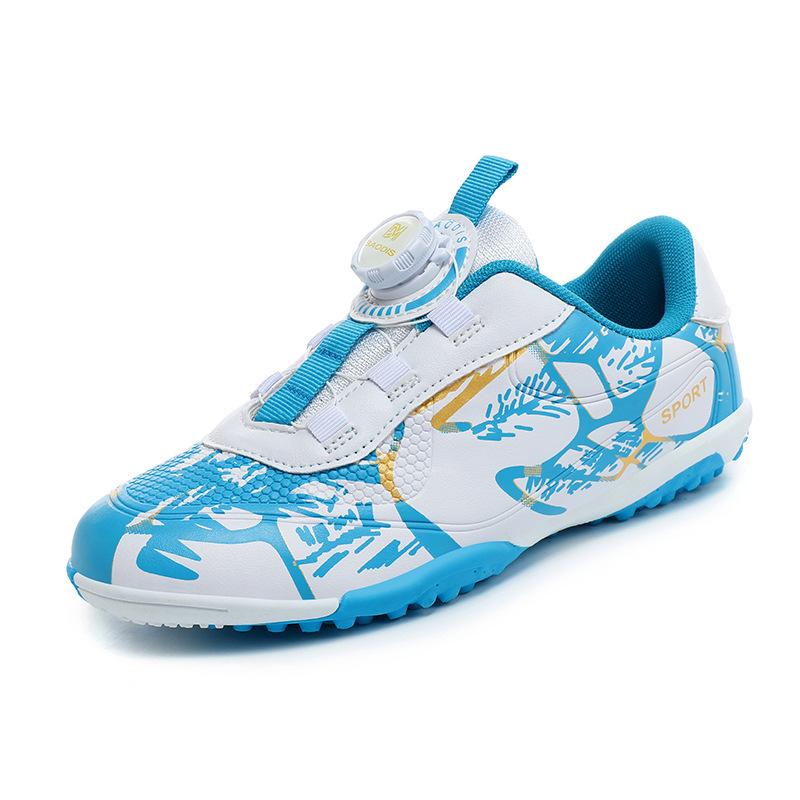 

Boys Rotary Buckle Football Shoes Children s New Student Training Children Boys Running Shoes Long Nails Broken Nails Sneakers 39