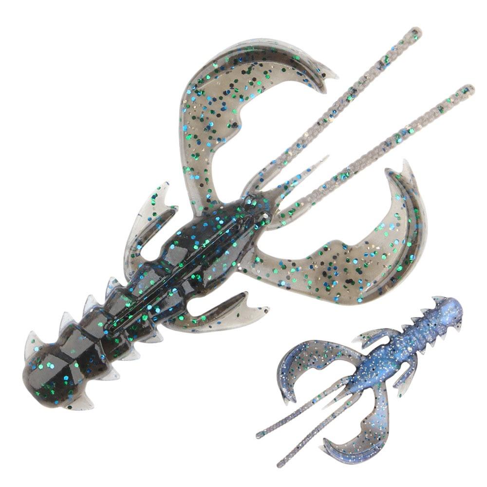 20pcs/box UV Active Fishing Lure Floating Agile Shrimp Lure Wobbler Soft Baits Octopus Fishing