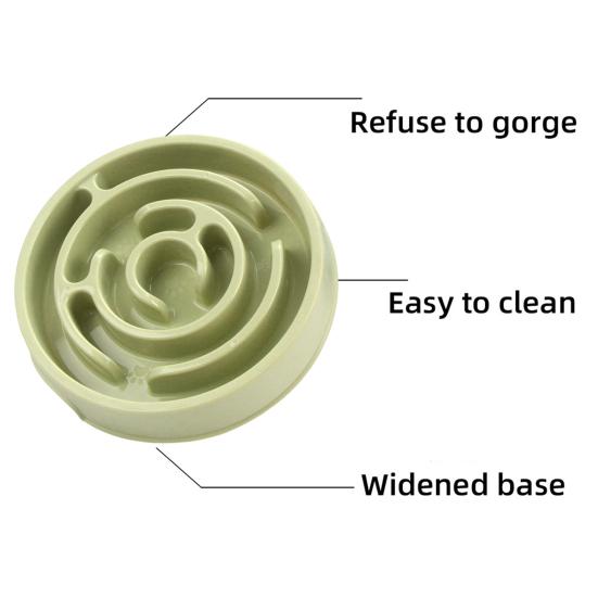Slow Feeder Dog Bowl Slow Feeding Pet Bowl Maze Puzzle Bowl Prevents Choking Gulping for Dogs And Cats Healthy Eating